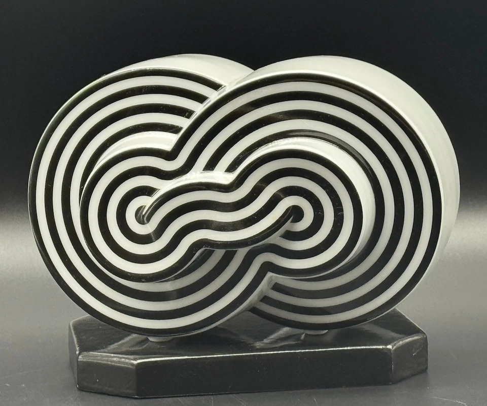 ❗️ ROSENTHAL NATALE SAPONE STUDIO LINE 1972 RARE CLOUD ART OBJECT B/W ❗ - Image 3 of 4