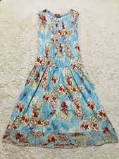 ISSEY MIYAKE Flower Print Long Dress Size 2 Length 43.3 inches