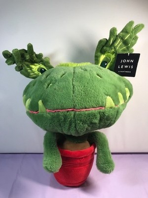 John Lewis Schnapper Venusfliegenfalle Pflanzen weich Plüsch neu Etikett 40 cm