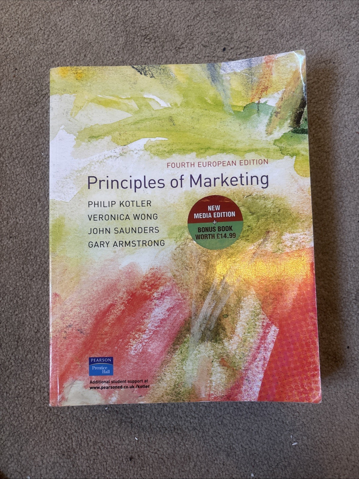 Principles of Marketing: European Edition by John Saunders, Philip Kotler, Gary