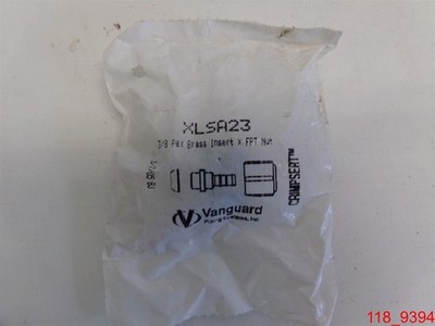Qty=4: Vanguard Pex Brass Insert 3/8'' x FPT Nut XLSA23
