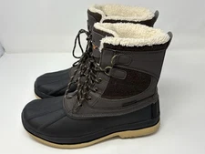 NORTIV 8 Men's Snow Boots Insulated Waterproof Rugged Outdoor Winter Boots Sz 10