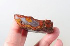 Morocco Kerrouchen Seam Agate 10.4 oz lapidary faced rough Lot C2 — photo 3