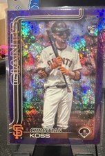 2025 Topps Update Series - Christian Koss #US174 Purple Holofoil 025 / 250 (RC)
