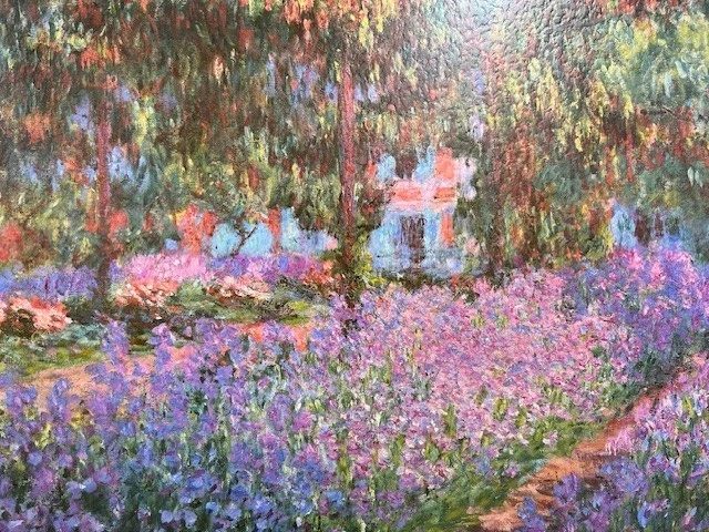 Jardín De L'artiste por Claude Monet - Impresión vintage de stock nuevo/antiguo, Athena 1989 Foto 4 de 4