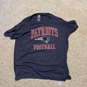 New England Patriots NFL Shirt Adult Sz XXL Blue Red NFL Football Mens🌿826