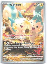 Pachirisu Holo Illustration Rare SV01: Scarlet & Violet Base Set 208/198 NM zig