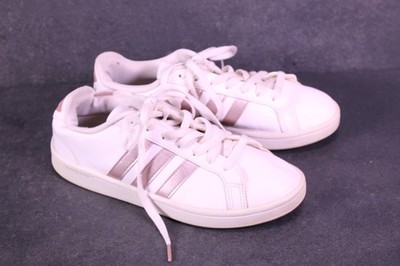 Adidas Sneaker Cloudfoam Advantage Damen Sportschuhe Gr. 40  weiß metallic BS814