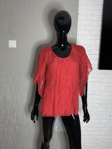 Women Phase Eight Shirt Red Knit 36 / S / 44