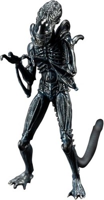 Hiya Toys Exquisite Mini Series 1/18 Scale 5 Inch Aliens Alien Warrior Blue Acti