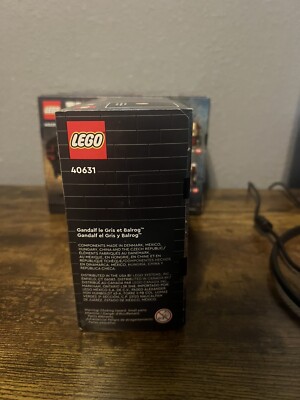 LEGO BrickHeadz 40631 Gandalf the Grey & Balrog LOTR set Brand New