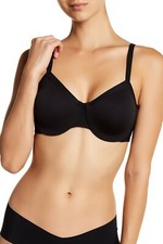 Wacoal 855263 Classic Reinvention Full Figure Underwire Bra BLACK size 32 D