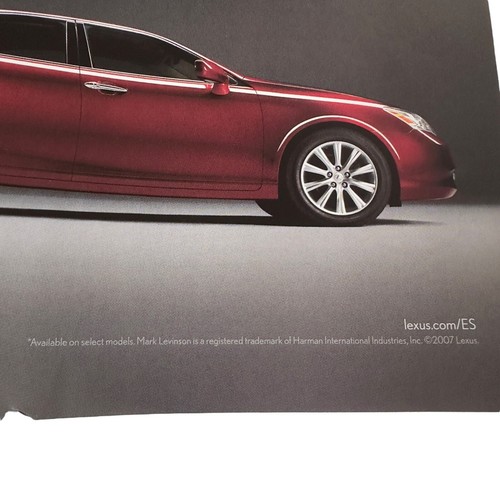 2007 Lexus ES 350 Print Ad – “What’s Obvious to Your Ears” – Mark Levinson Sound - Picture 4 of 14