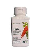 Amway Nutrilite Daily-120 Tab, Pack Of 1 Multivitamin and Multimineral