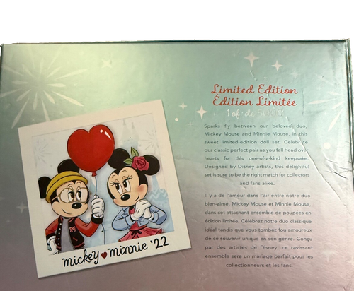 Lot poupée Disney Mickey et Minnie Mouse édition limitée neuf dans sa boîte - Photo 21/21