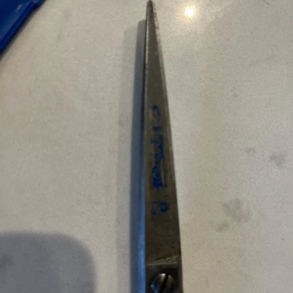 Vintage 7.5” Fromm ICE Tempered Stainless Steel Hair Shears With Case - Image 4 of 4