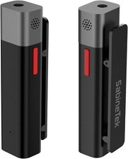 Sabinetek SmartMike True Wireless Stereo Microphone for Vlogging 2BLACK