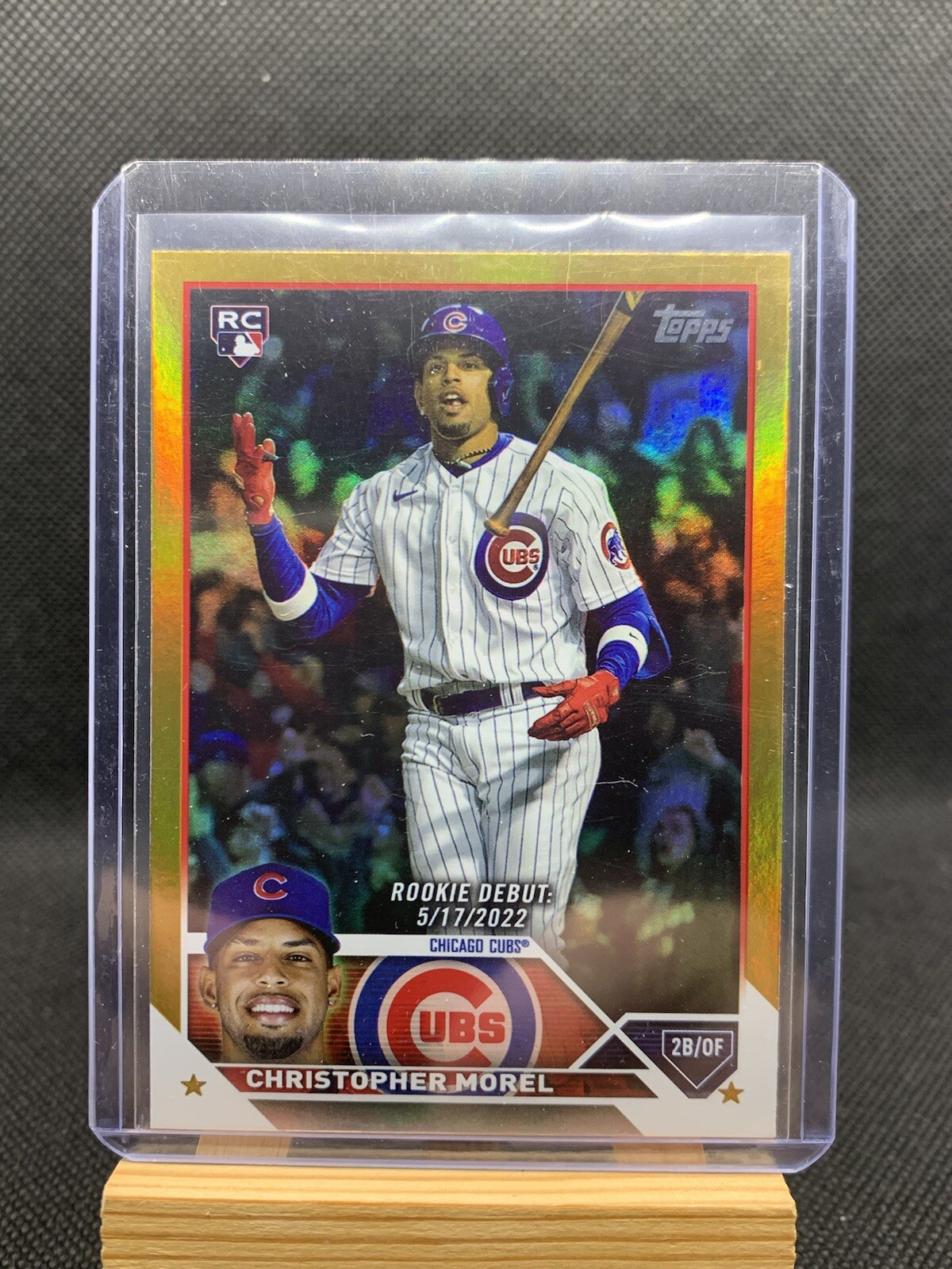 2023 Topps Update Christopher Morel Gold Foil Rookie Debut RC #US163 Cubs Rays