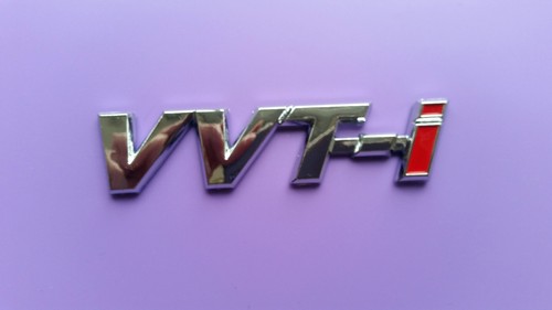 2x VVT-i Toyota silber ABS Emblem Abzeichen Logo Aufkleber Avensis TS Corolla Yaris - Bild 8 von 10