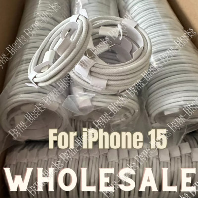 New USB C to USB C Fast Charger PD Cord For iPhone 15 ProMax/Samsung/Android Lot