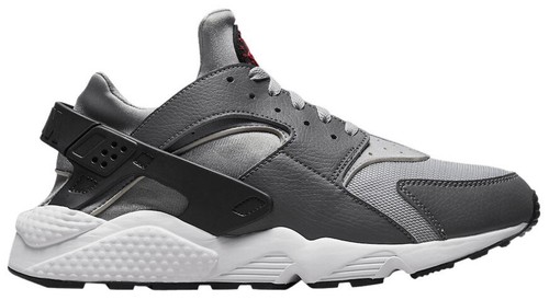 Nike Air Huarache Run 634835-031 Vast Grey Black-Rush Coral Orange