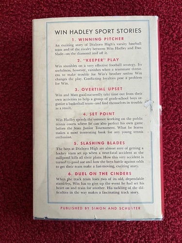 Win Hadley Sports Stories 5 Slashing Blades Mark Porter HC/DJ - Picture 3 of 7