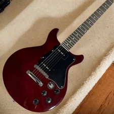 Electric Guitar Wine Red Color Mahogany Body Tune-O-Matic Bridge
