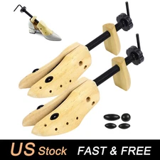 2-Way Wooden Adjustable Shoe Stretcher Expander Men Women Boot Size US 3.5-13.5