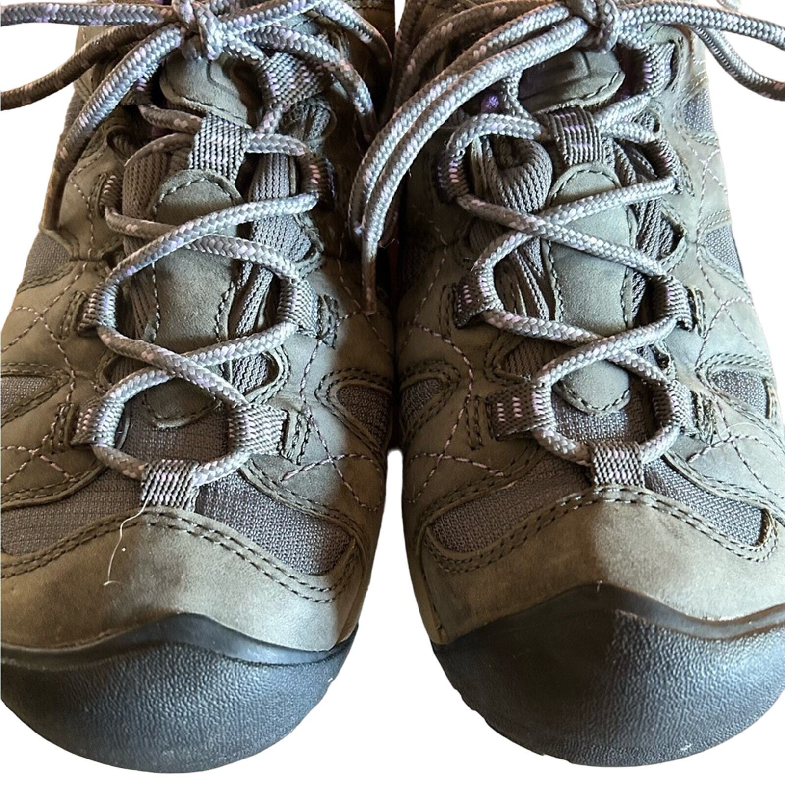 Scarpa donna Keen Dry taglia 9 5 escursionismo bassa impermeabile trail grigio lavanda