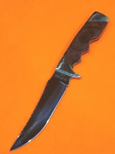 BEAR & SONS RARE ROSEWOOD FIGHTING KNIFE W/SHEATH "NWOB"