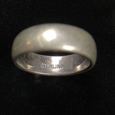 Vintage Sterling Silver Wedding Band Size 7-7 1/2