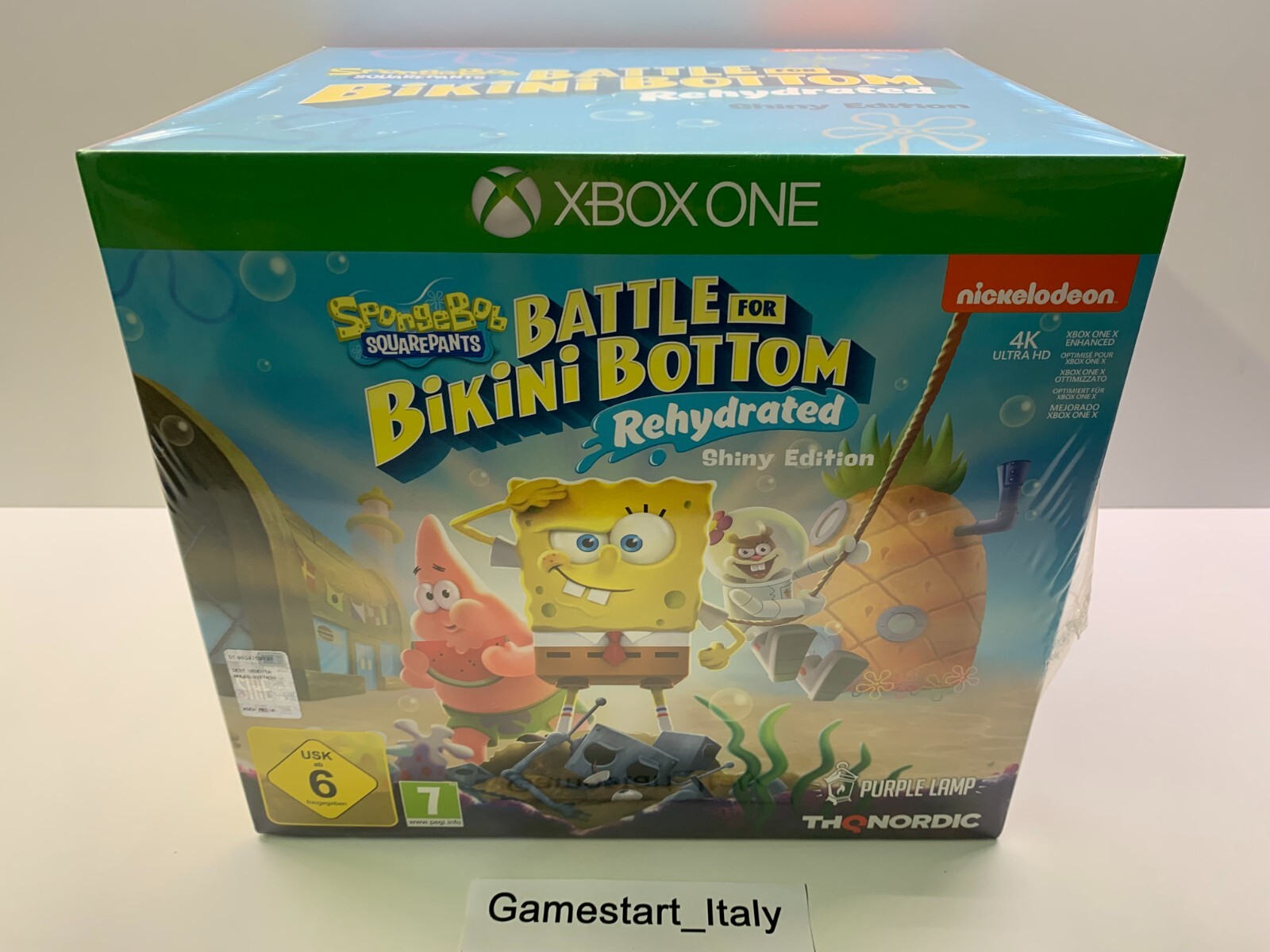 SPONGEBOB SQUAREPANTS BATTLE FOR BIKINI BOTTOM REHYDRATED SHINY XBOX ONE NEW PAL