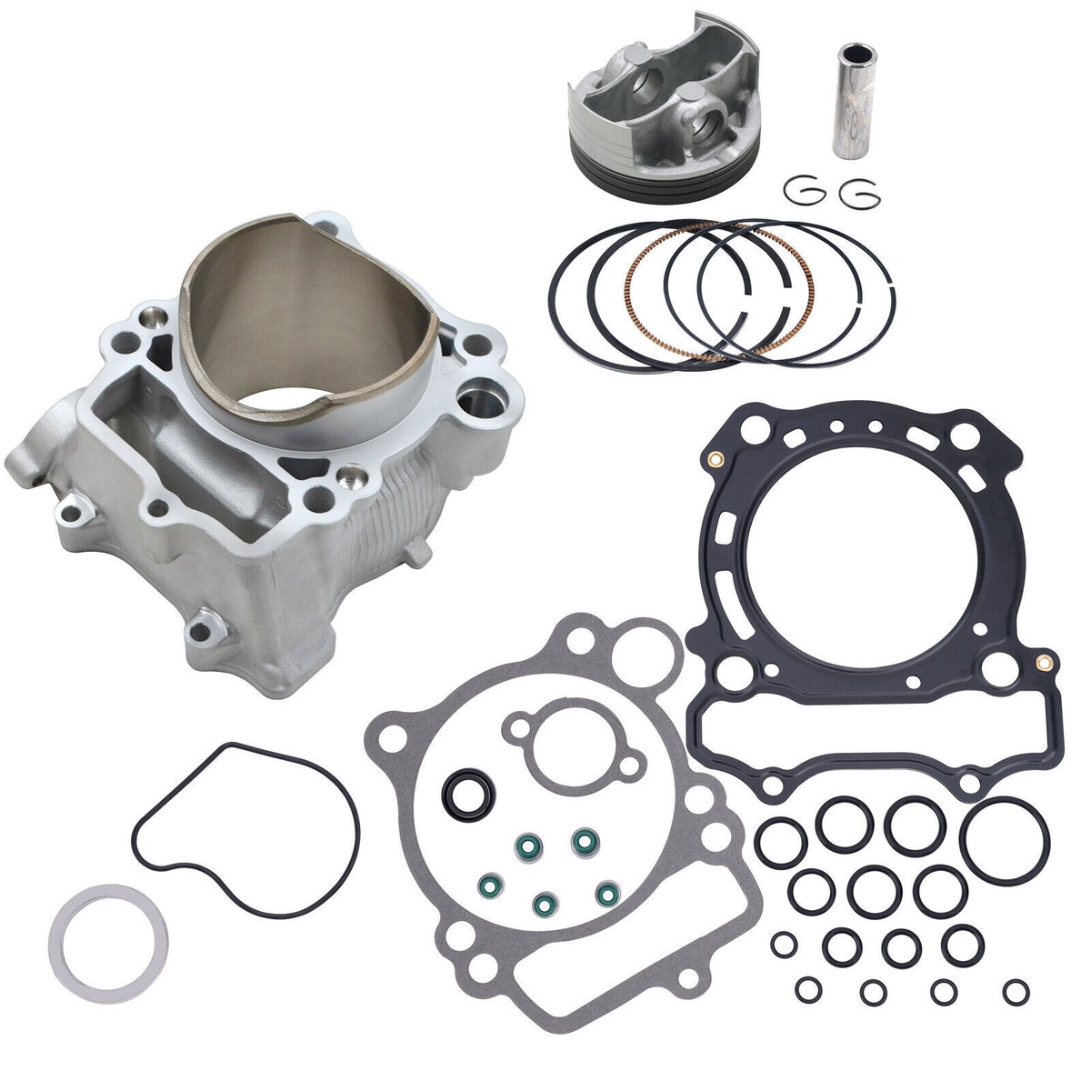 Top End Gaskets Rebuild Kit Cylinder Piston Rings For Yamaha