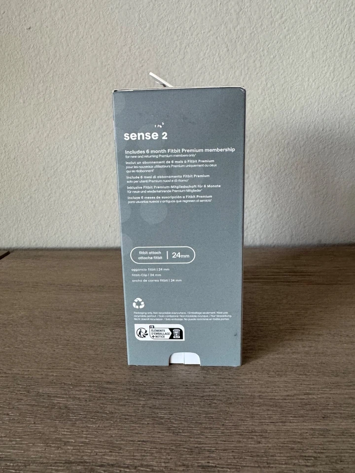 Fitbit Sense 2 Health and Fitness Smartwatch  - Grey/Graphite  - Image 3 of 4