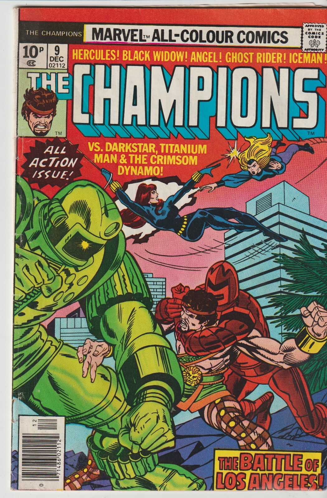 MARVEL COMICS CHAMPIONS #9 (1975) 1ST PRINT VG