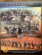 Conte Collectibles Advertising Brochure American Civil War - 4 Pages Early 2000s
