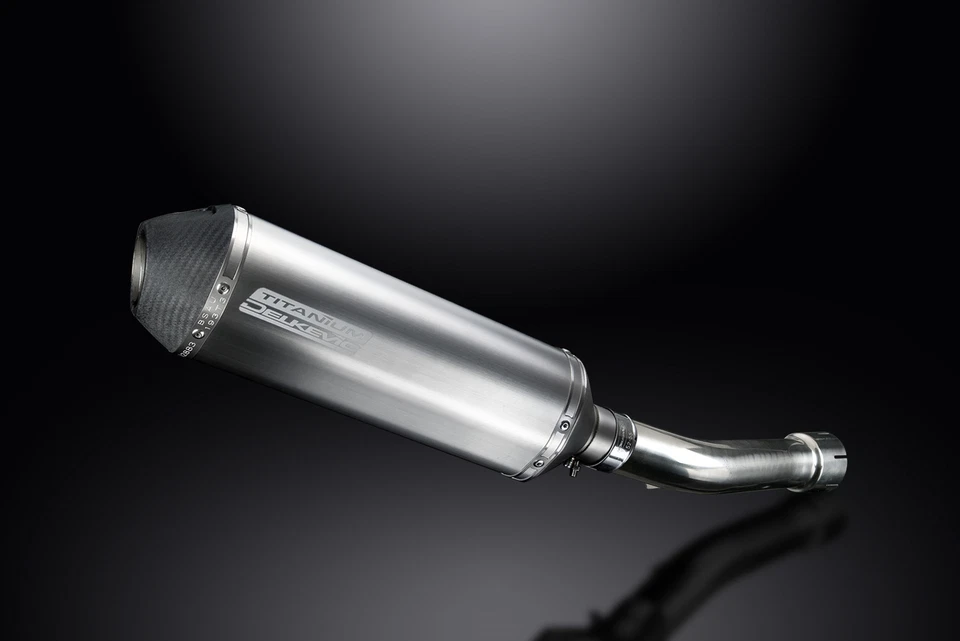 Yamaha FZ-1 Fazer FZS1000 06-14 Slip On 13.5" XOval Titanio Kit Silenciador de Escape Foto 2 de 4