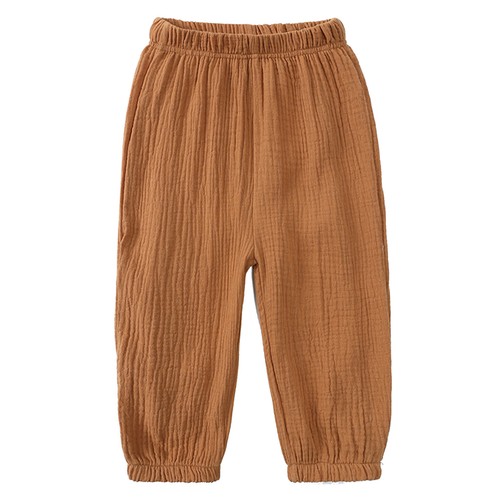 Boys Girls Cotton Linen Pants Casual Beach Bloomers Toddler Kids Loose Trousers - Picture 46 of 81