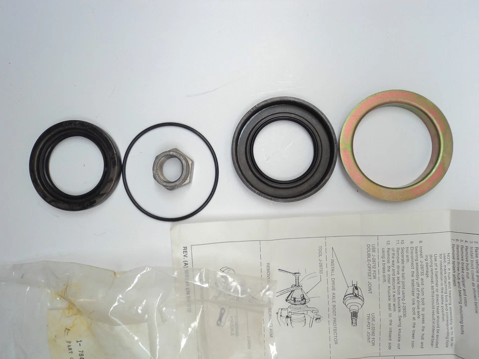 NOS GM 1984 Buick Skyhawk CV Joint Seal Kit J Platform Manual Transmission - Image 3 of 4