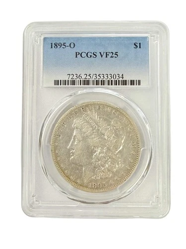 1895-O Morgan Silver Dollar PCGS VF25