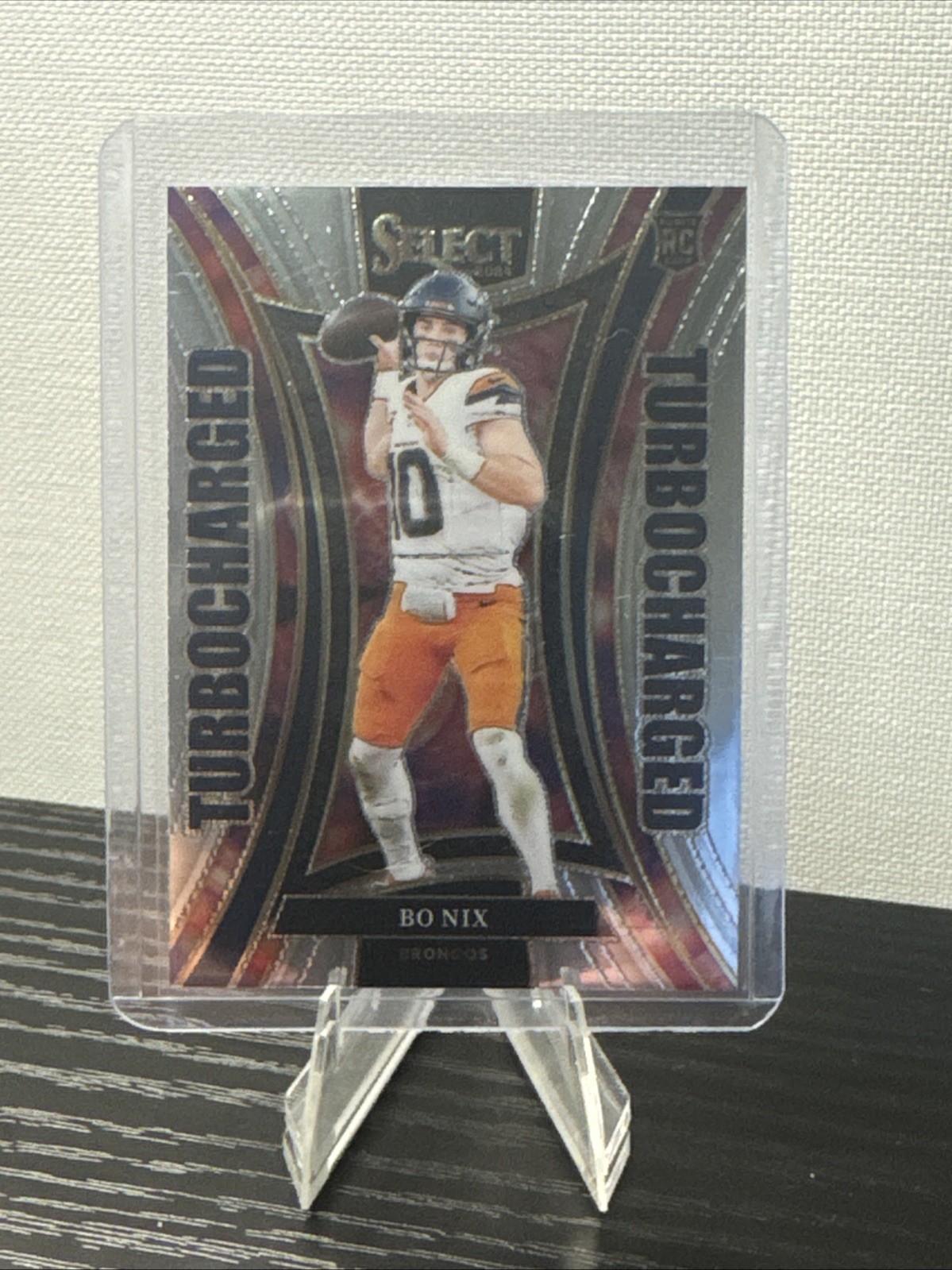 2024 Panini Select - Turbocharged Bo Nix #16 (RC)