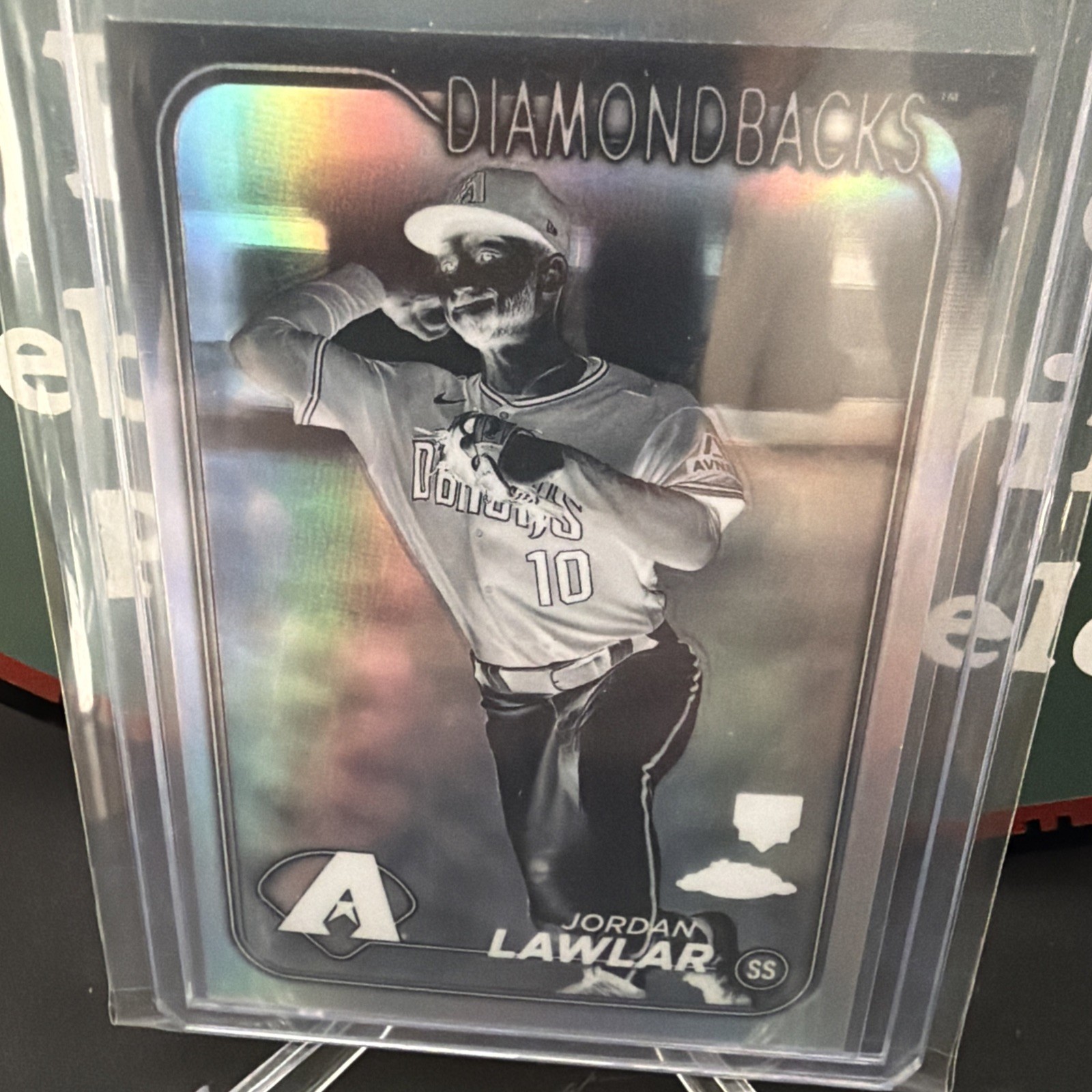 2024 Topps Chrome Jordan Lawlar #229 Negative Refractor Rookie Diamondbacks RC