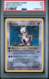 mewtwo pokemon card first edition Mewtwo 1999 promo pokemon card first generation-EXTREMELY RARE CARD