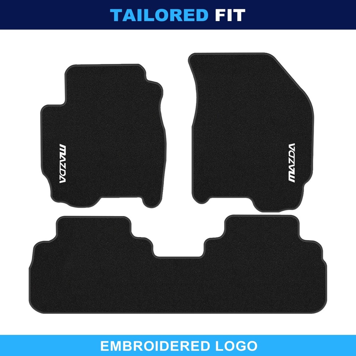 For Mazda Tribute CD1 2000-2007 Quality Carpet Velour Car Floor
