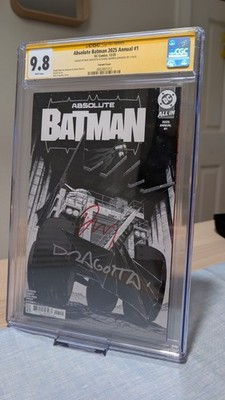 Absolute Batman Annual #1 2x SIGNED. Johnson/Dragotta. CGC 9.8 SS