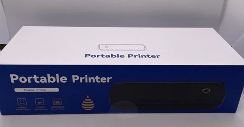 Portable A80 Thermal Printer Wireless for Travel Bluetooth Printer Letter