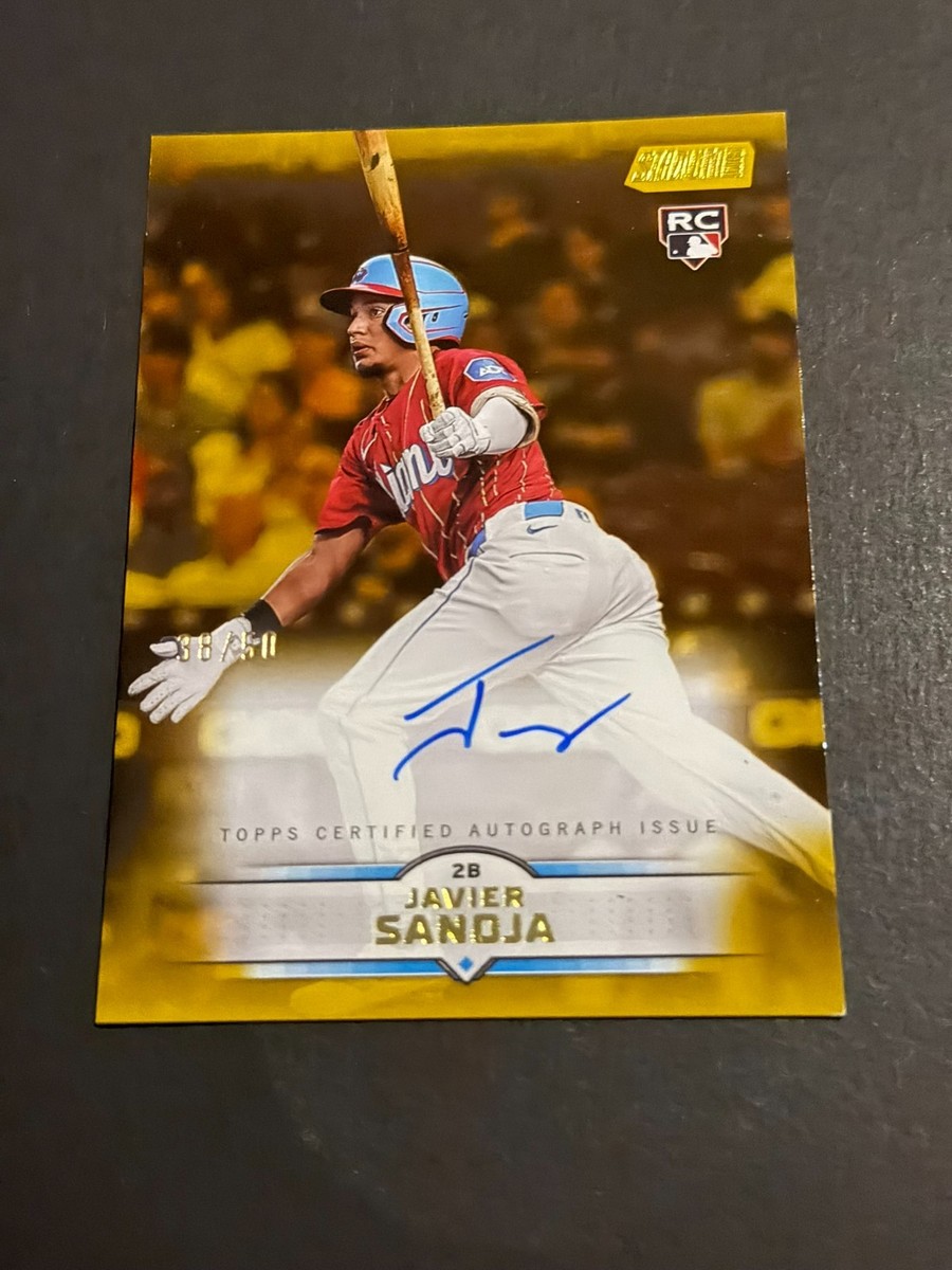 2025 Topps Stadium Club - Autographs Javier Sanoja #SCBA-JS Gold