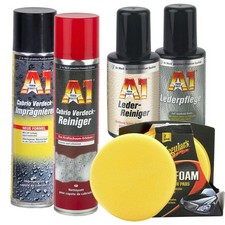 Dr. Wack Cabriopflege Verdeck- & Lederpflege + 2 Meguiars Auftrageschwämme