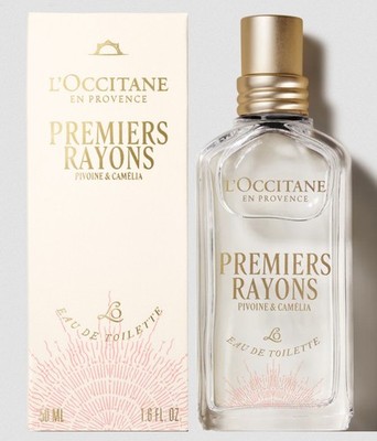 L'Occitane PREMIERS RAYONS Eau de Toilette 50ml / 1.6 fl.oz EDT Peony & Camellia