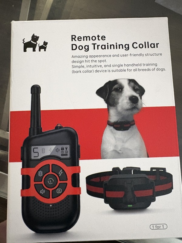 Lalolee Dog Remote Dog Training Collar Black & Red New In Box